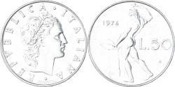 World Coins - Coin, Italy, 50 Lire, 1974