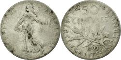 World Coins - Coin, France, Semeuse, 50 Centimes, 1903, , Silver, Gadoury:420