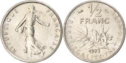 World Coins - Coin, France, Semeuse, 1/2 Franc, 1973, Paris, , Nickel, KM:931.1