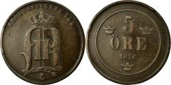 World Coins - Coin, Sweden, Oscar II, 5 Öre, 1876, , Bronze, KM:736