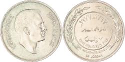World Coins - Coin, Jordan, Hussein, 100 Fils, Dirham, 1977/AH1397, , Copper-nickel