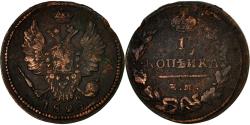 World Coins - Coin, Russia, Alexander I, Kopek, 1828, Ekaterinbourg, , Copper
