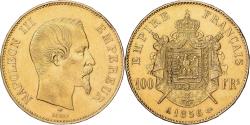 World Coins - France, Napoleon III, 100 Francs, Napoléon III, 1856, Paris, Gold,