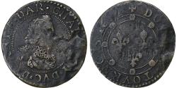 World Coins - Principality of Arches-Charleville, Charles de Gonzague, Double Tournois, 1634