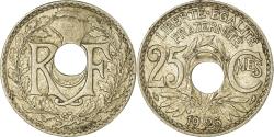 World Coins - Coin, France, Lindauer, 25 Centimes, 1925, Trou Décentré,