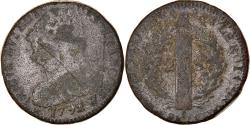 World Coins - Coin, France, 2 sols françois, 2 Sols, 1792, Lille, , Bronze