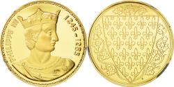 World Coins - France, Medal, Les Rois de France, Philippe III, History, , Vermeil