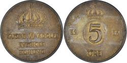 World Coins - Coin, Sweden, 5 Öre, 1956