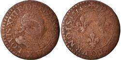 World Coins - Coin, France, Louis XIII, Double tournois, buste laurée et cuirassé, Double