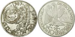 World Coins - Coin, GERMANY - FEDERAL REPUBLIC, 10 Mark, 1987, Hamburg, Germany,