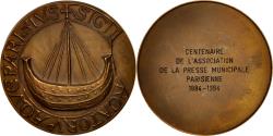 World Coins - France, Medal, Centenaire de l'Association de la presse municipale parisienne