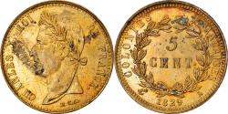 World Coins - Coin, FRENCH COLONIES, Charles X, 5 Centimes, 1829, Paris, , Bronze