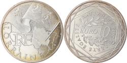 World Coins - France, 10 Euro, Lorraine, 2010, , Silver, KM:1661