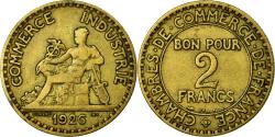 World Coins - Coin, France, Chambre de commerce, 2 Francs, 1926, Paris,