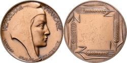 World Coins - France, Medal, Marianne, République Française, 1983, Bronze, Coeffin