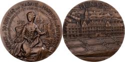 World Coins - France, Medal, Château de Ménars, Marquise de Pompadour, 1976, Bronze
