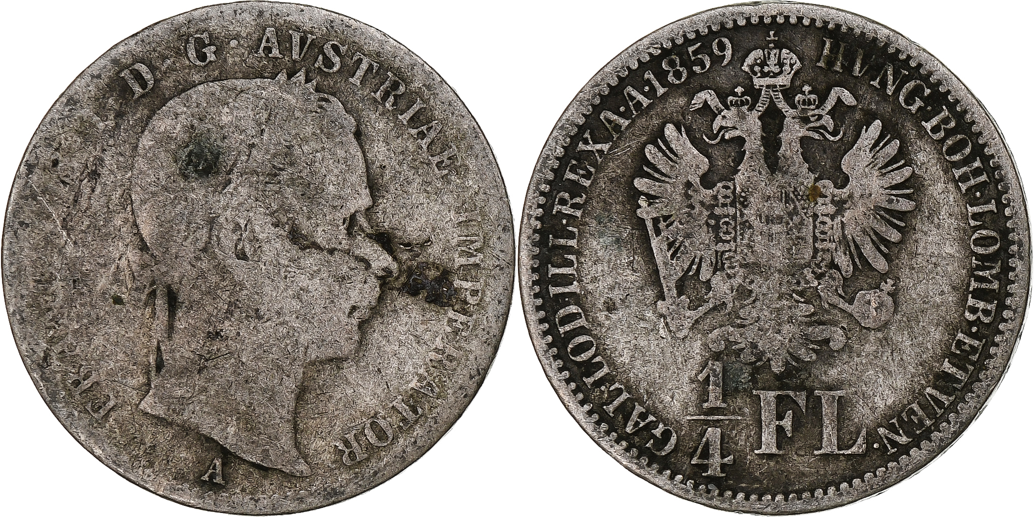 FLORIN Franz Joseph I オーストリア ハンガリー 1フローリン フランツ