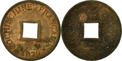 World Coins - Coin, FRENCH COCHIN CHINA, 2 Sapeque, 1879, Paris, , Bronze, KM:2