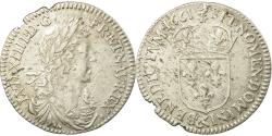 World Coins - Coin, France, Louis XIV, 1/12 Écu au buste juvénile, 1/12 ECU, 10 Sols, 1661