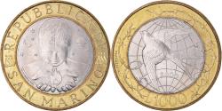 World Coins - Coin, San Marino, 1000 Lire, 2000, Rome, , Bi-Metallic, KM:405