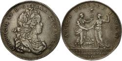 World Coins - France, Token, Louis XV, Réunion des Marchands de Rouen, 1719,