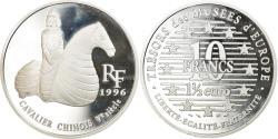 World Coins - Coin, France, Cavalier chinois, 10 Francs-1.5 Euro, 1996, Paris, Proof