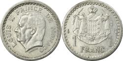 World Coins - Coin, Monaco, Louis II, Franc, Undated (1943), Poissy, , Aluminum
