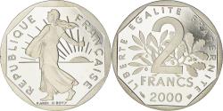 World Coins - Coin, France, Semeuse, 2 Francs, 2000, Paris, Proof / BE, , Nickel