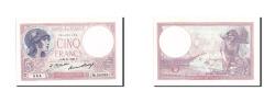 World Coins - Banknote, France, 5 Francs, 5 F 1917-1940 ''Violet'', 1927, 1927-11-25, UNC(63)