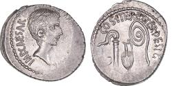 Ancient Coins - Octavian, Denarius, Summer 37 BC, Central Italy, Silver,