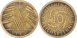 World Coins - Coin, Germany, 10 Reichspfennig, 1925