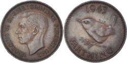 World Coins - Coin, Great Britain, Farthing, 1943