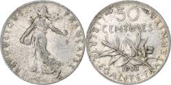 World Coins - Coin, France, Semeuse, 50 Centimes, 1902, Paris, , Silver, KM:854