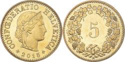 World Coins - Coin, Switzerland, 5 Rappen, 2015, BE, , Aluminium-Bronze, KM:26c