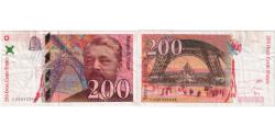 World Coins - France, 200 Francs, Eiffel, C 049333846, VF(30-35)