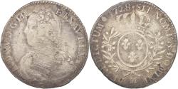 World Coins - Coin, France, Louis XV, 1/2 Écu aux branches d'olivier, 1/2 ECU, 44 Sols, 1728