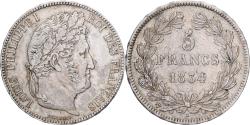 World Coins - Coin, France, Louis-Philippe, 5 Francs, 1834, Lille, , Silver