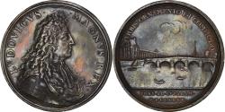 World Coins - France, Medal, Louis XIV, Construction du Pont Royal, 1685, , Silvered