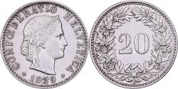 World Coins - Switzerland, 20 Rappen, 1929, Bern, Nickel, , KM:29