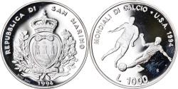 World Coins - Coin, San Marino, 1000 Lire, 1994, Rome, , Silver, KM:318