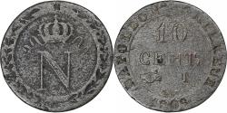 World Coins - France, Napoleon I, 10 Centimes, 1809, Limoges, Billon, , Gadoury:190