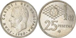 World Coins - Coin, Spain, Juan Carlos I, 25 Pesetas, 1980 (82), , Copper-nickel