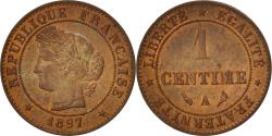 World Coins - Coin, France, Cérès, Centime, 1897, Paris, , Bronze, KM:826.1