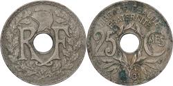 World Coins - France, 25 Centimes, Lindauer, 1931, Paris, Copper-nickel,