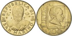 World Coins - Coin, San Marino, 200 Lire, 1996, , Aluminum-Bronze, KM:356