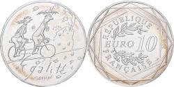 World Coins - France, 10 Euro, 2014, Paris, Sempé Egalité Automne, , Silver
