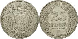 World Coins - Coin, GERMANY - EMPIRE, Wilhelm II, 25 Pfennig, 1910, Stuttgart,
