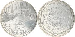 World Coins - France, 10 Euro, Champagne-Ardenne, 2011, Paris, , Silver, KM:1733