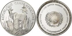 World Coins - France, Medal, Nations Unies, République Centrafricaine, Silver,
