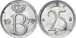 World Coins - Coin, Belgium, 25 Centimes, 1974